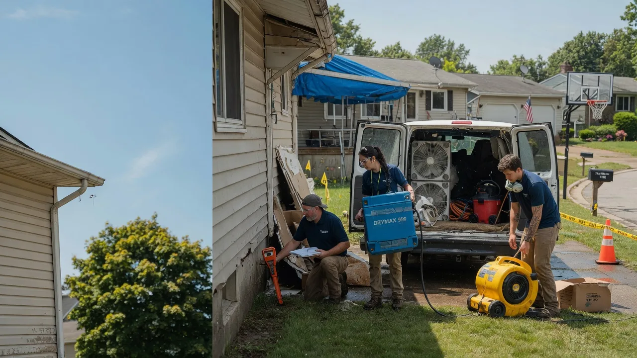 Ceiling Leak Cleanup in Riga, MI near me
