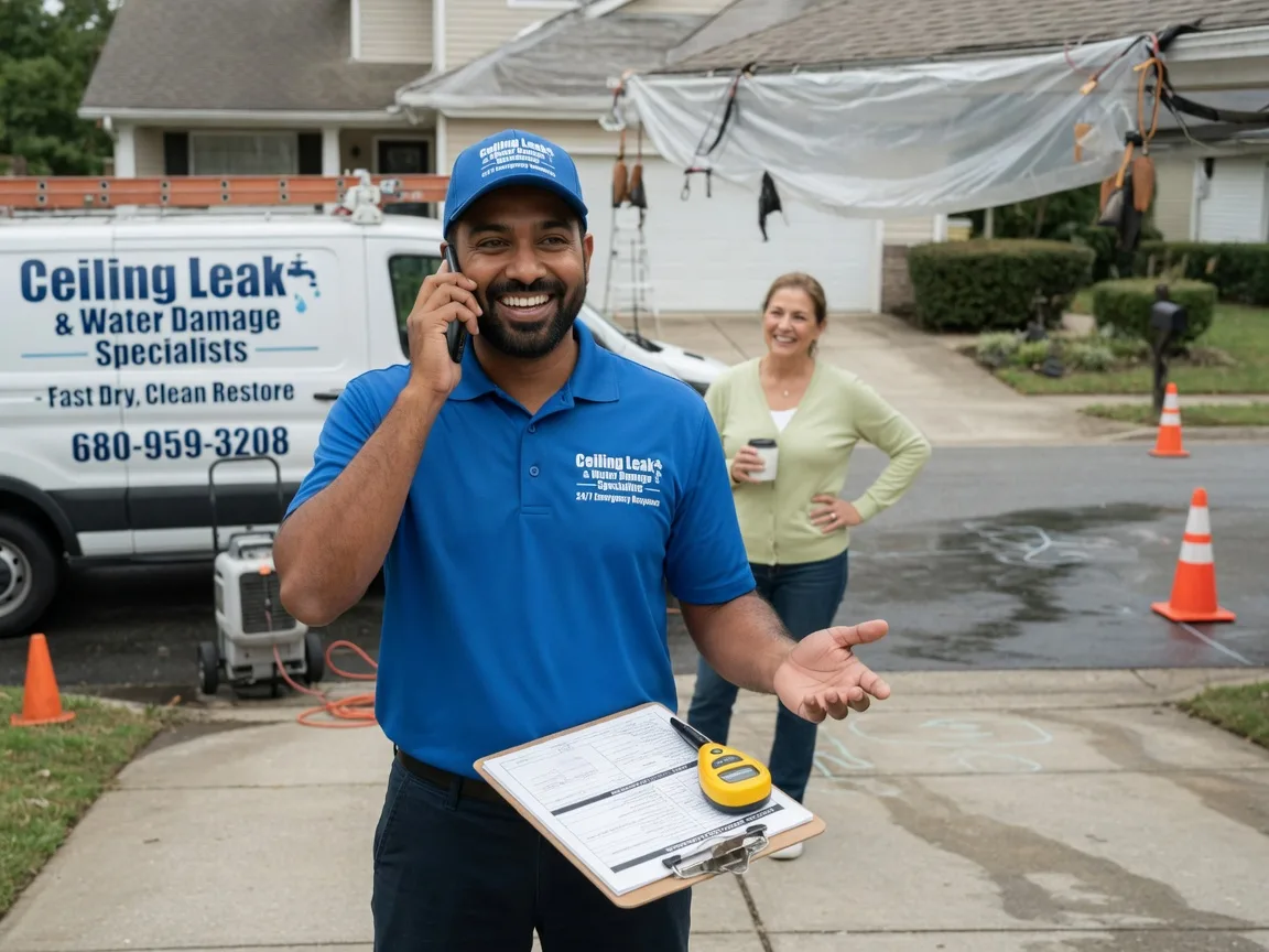 Ceiling Leak Cleanup Riga, MI FAQs